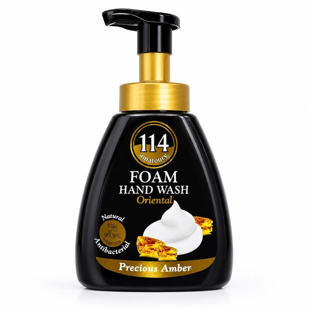 "114 amatoury" FOAM Hand Wash Antibacterial 400 ml - صابون سائل لليدين مع رغوة فورية