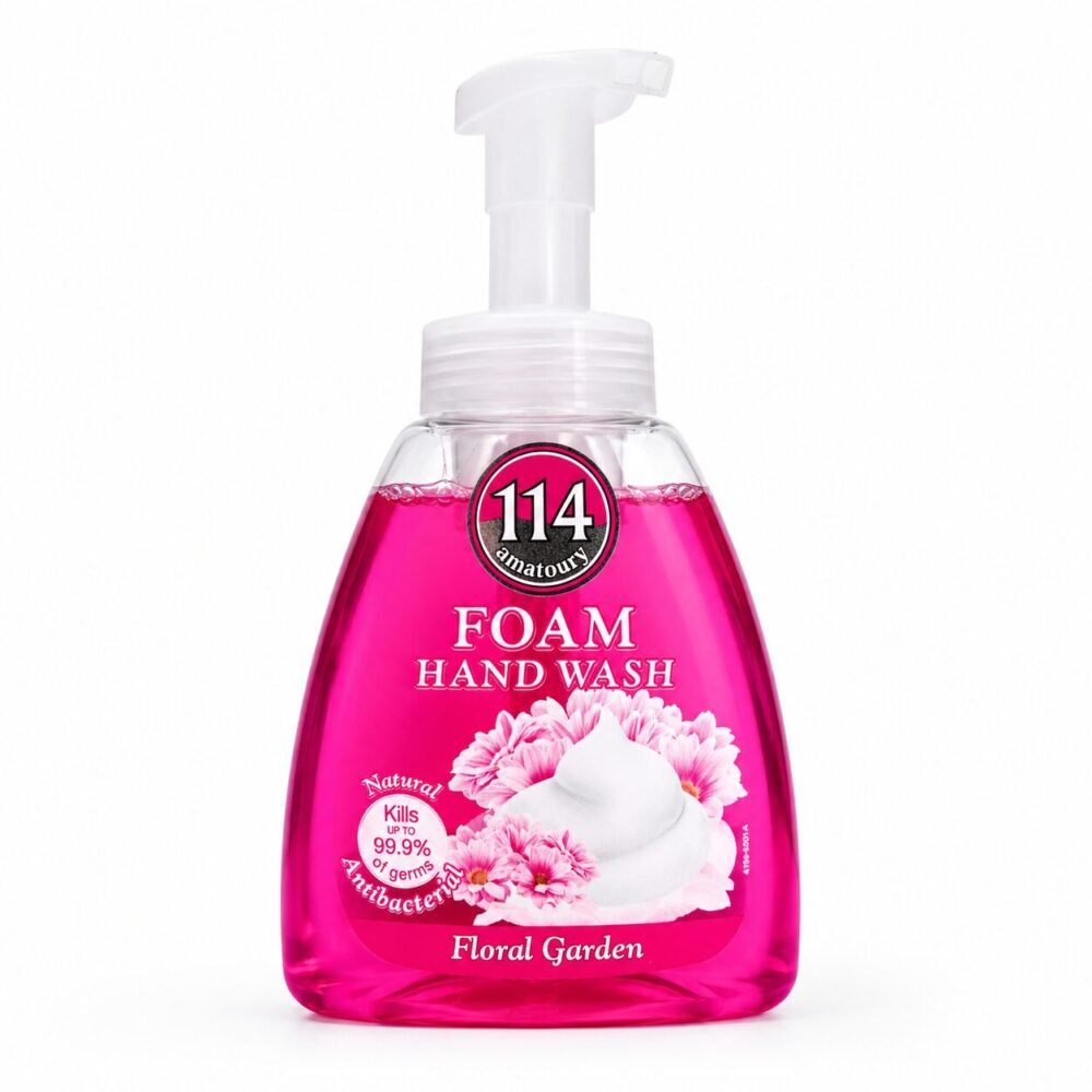 "114 amatoury" FOAM Hand Wash Antibacterial 400 ml - صابون سائل لليدين مع رغوة فورية