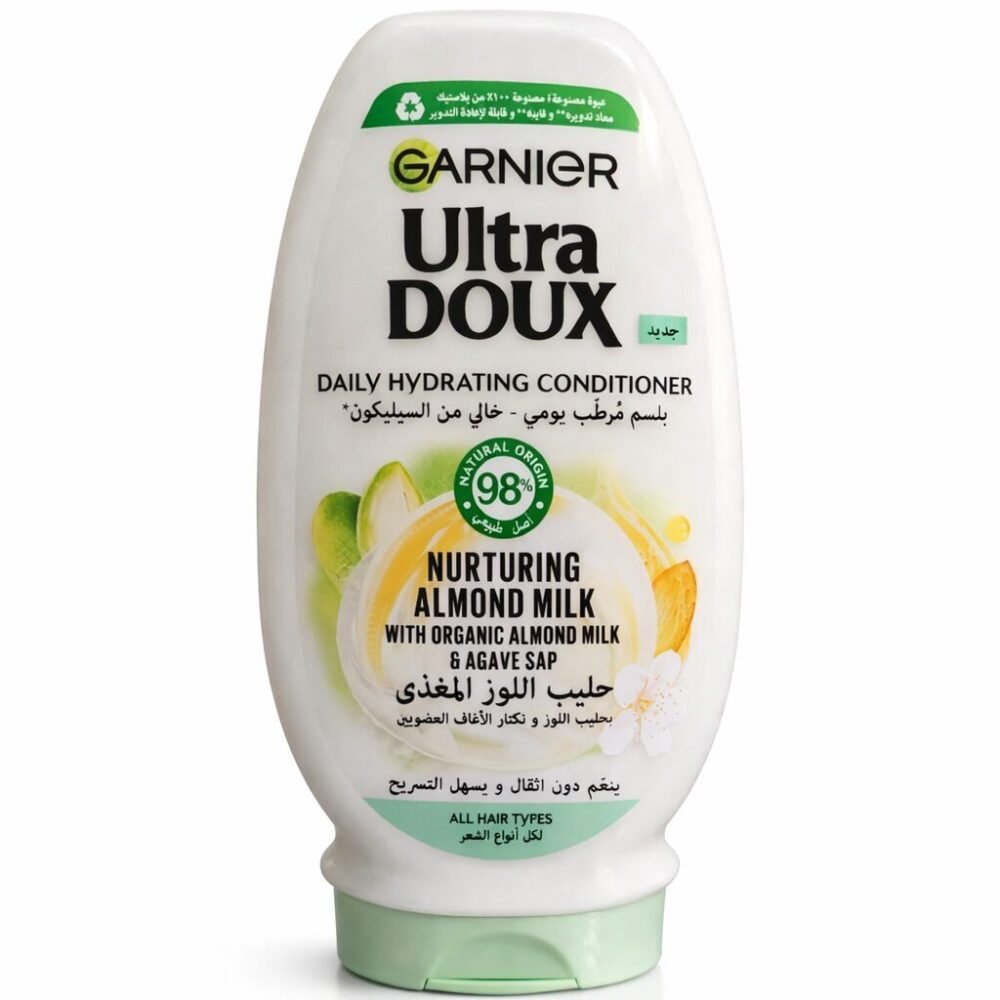 "GARNIER" Ultra Doux Hydrating Regenerative Conditioner 200 ml - بلسم للشعر