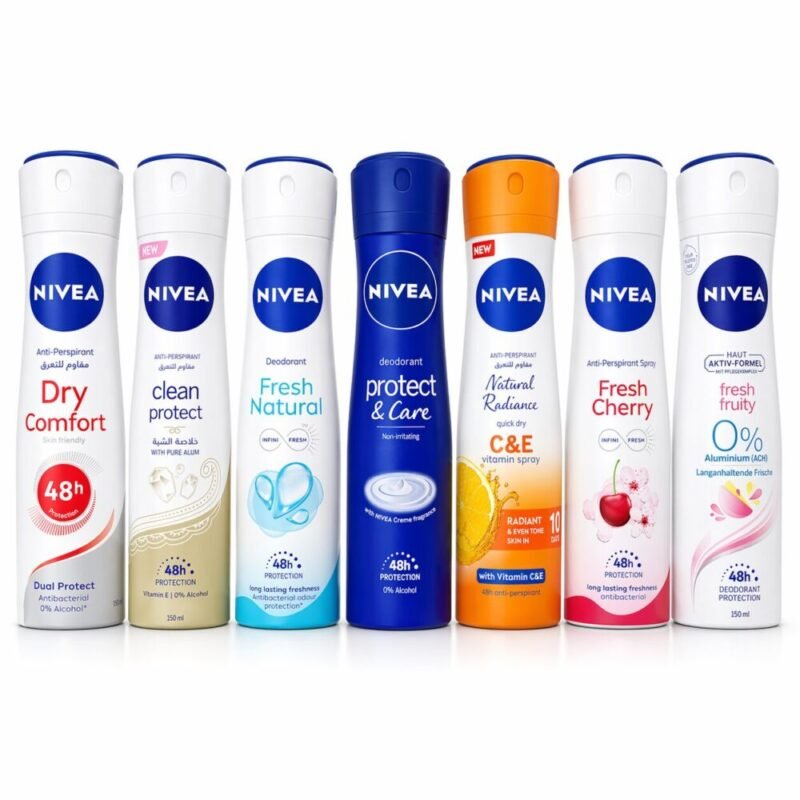 "NIVEA" Deodorant Spray 48h 150ml - نيفيا بخاخ مزيل التعرّق