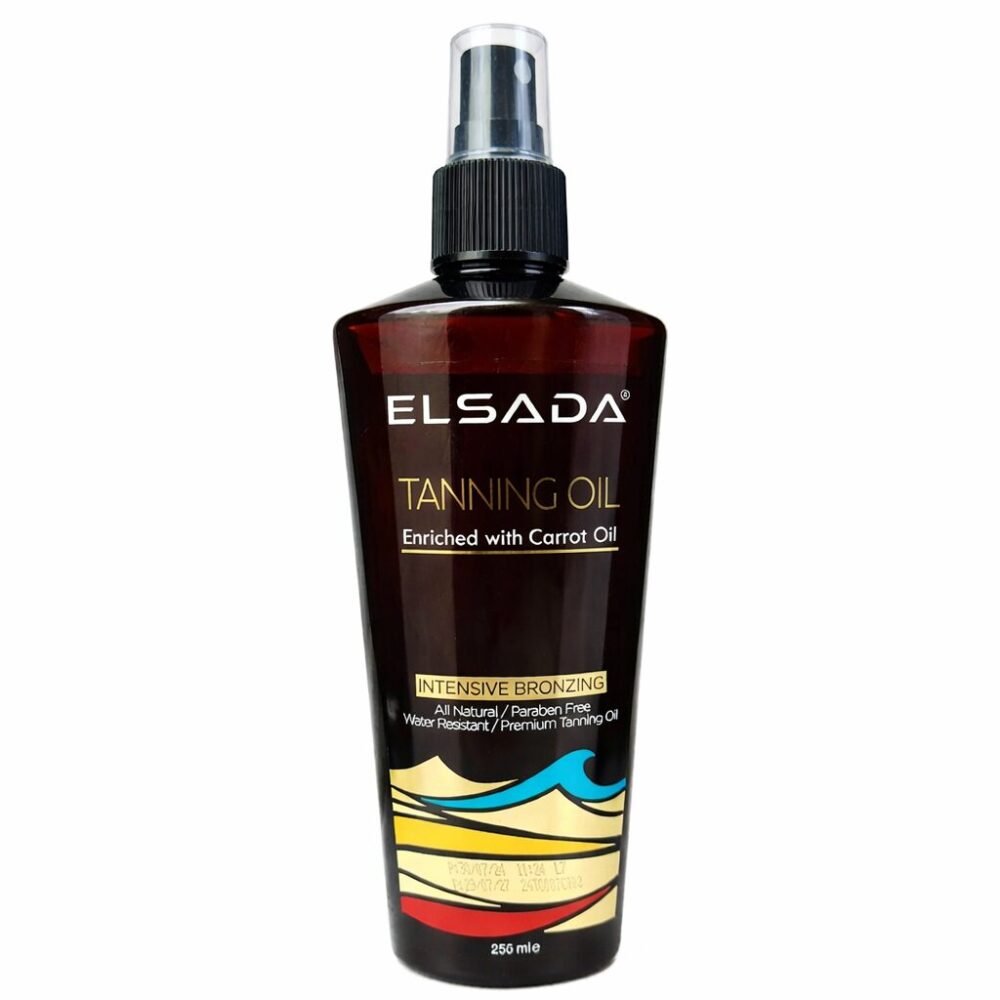"ELSADA" Tanning Oil Intensive Bronzing 250 ml  - زيت تسمير طبيعي