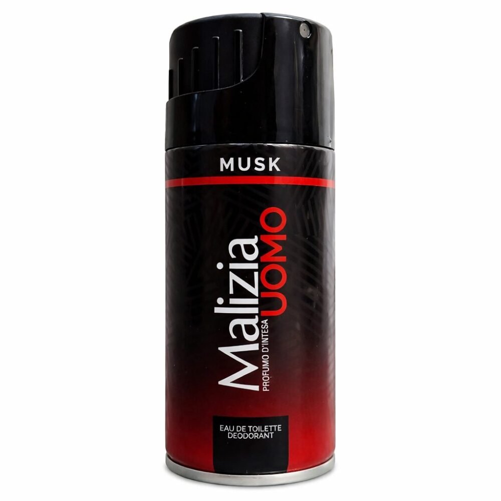 "Malizia Uomo" Eau de Toilette Deodorant 150 ml - بخاخ معطر ومزيل للتعرّق
