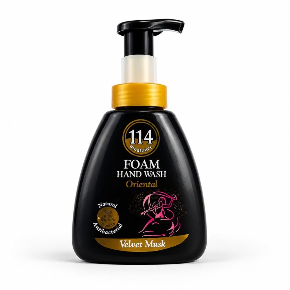 "114 amatoury" FOAM Hand Wash Antibacterial 400 ml - صابون سائل لليدين مع رغوة فورية