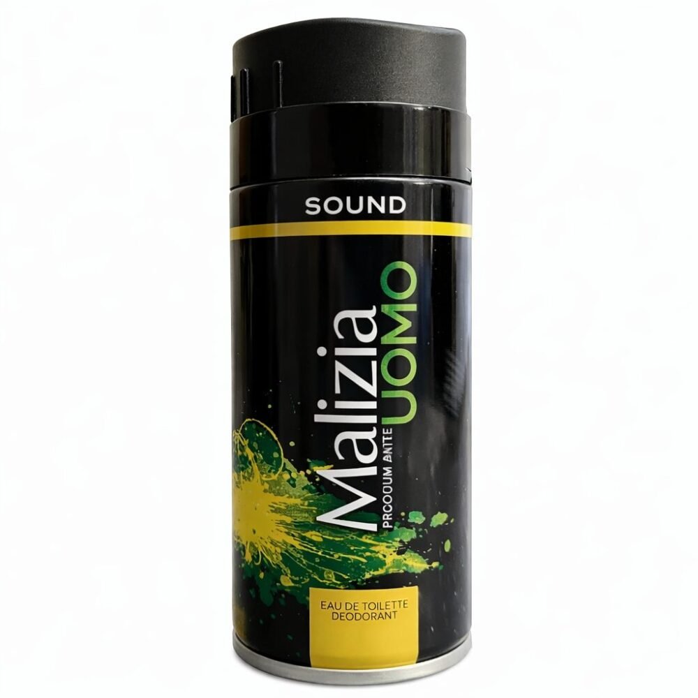 "Malizia Uomo" Eau de Toilette Deodorant 150 ml - بخاخ معطر ومزيل للتعرّق