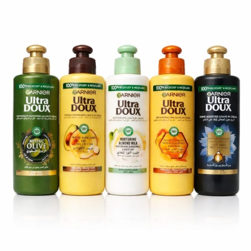 "Garnier Ultra Doux" Leave-in Cream 200 ml - كريم مرطب ومغذي للشعر