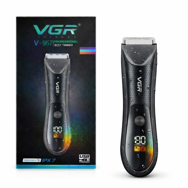 "VGR" V-957 Professional Body Trimmer 90 minutes - ماكينة حلاقة شعر الجسم