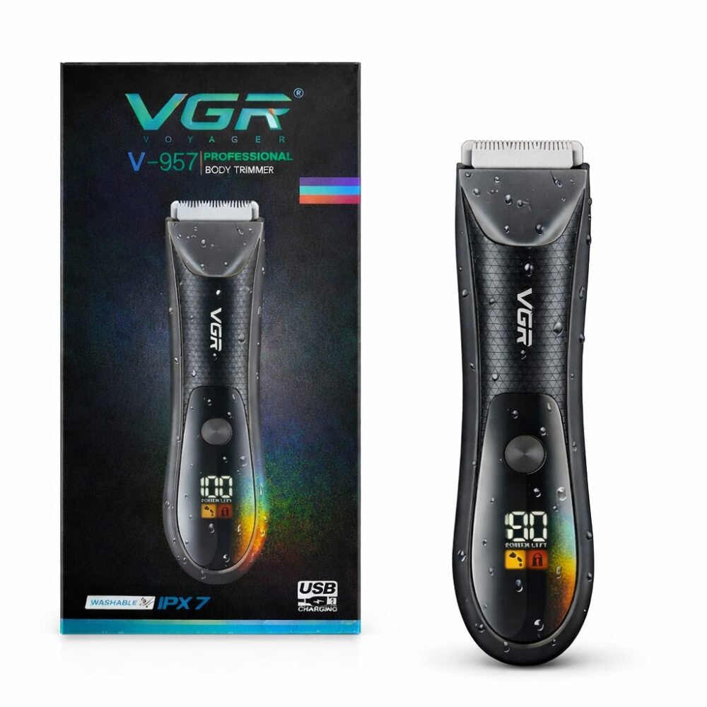 "VGR" V-957 Professional Body Trimmer 90 minutes - ماكينة حلاقة شعر الجسم