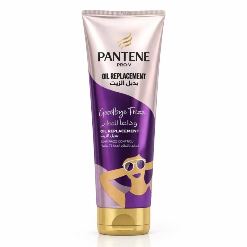 "PANTENE" Oil Replacement Goodbye Frizz 275ml - كريم بديل الزيت مغذي يترك في الشعر وداعاً للتطاير