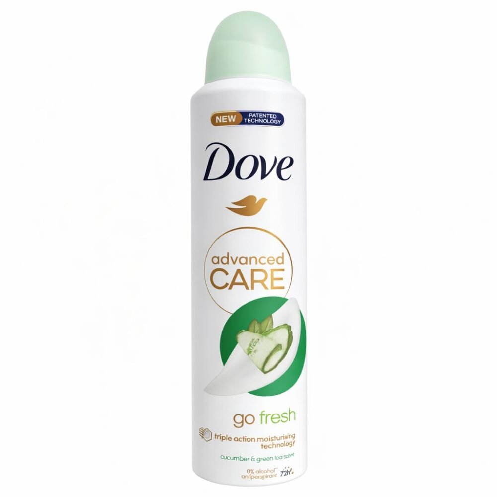 "Dove" Deodorant Spray advanced care 72h 250 ml - دوف بخاخ مزيل التعرّق