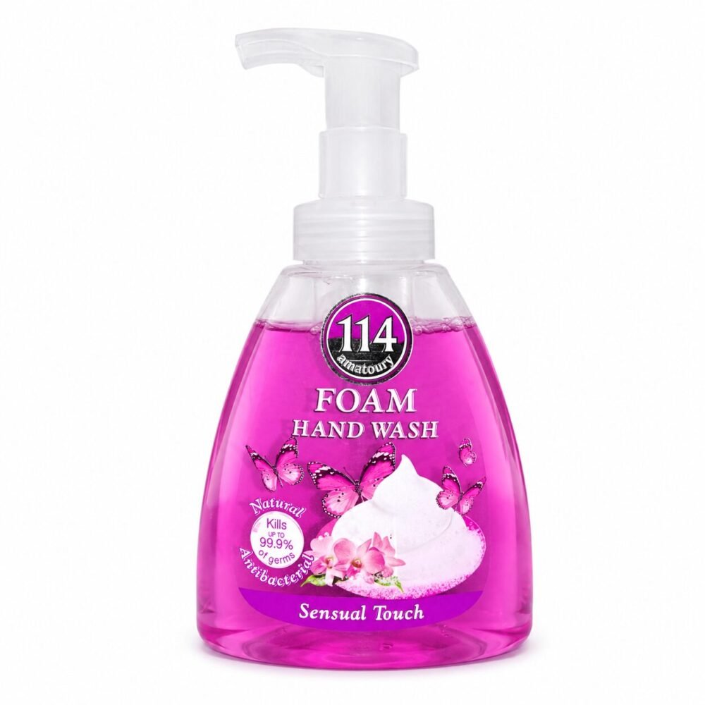 "114 amatoury" FOAM Hand Wash Antibacterial 400 ml - صابون سائل لليدين مع رغوة فورية