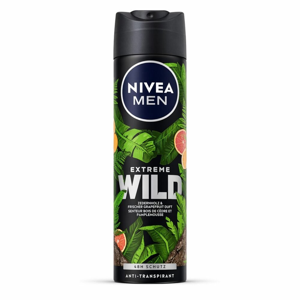 "NIVEA" Deodorant Spray for MEN 48h 150ml - نيفيا بخاخ مزيل التعرّق