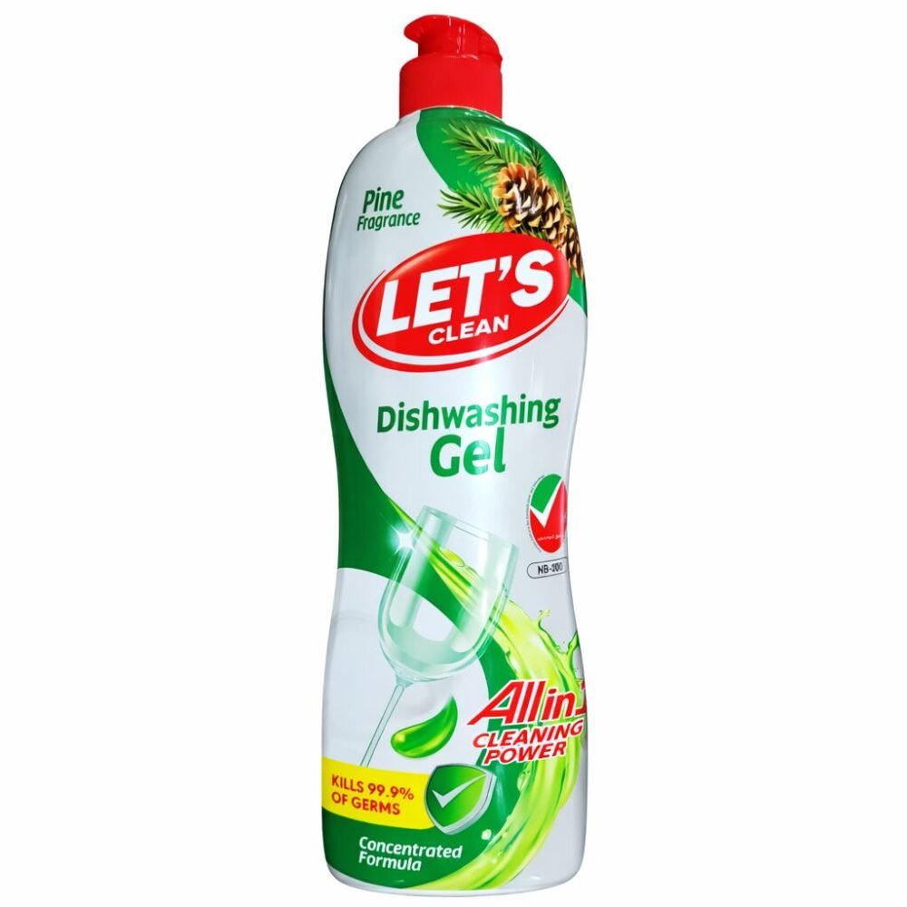 "LET'S clean" Dishwashing Liquid 750ml - سائل غسيل الصحون