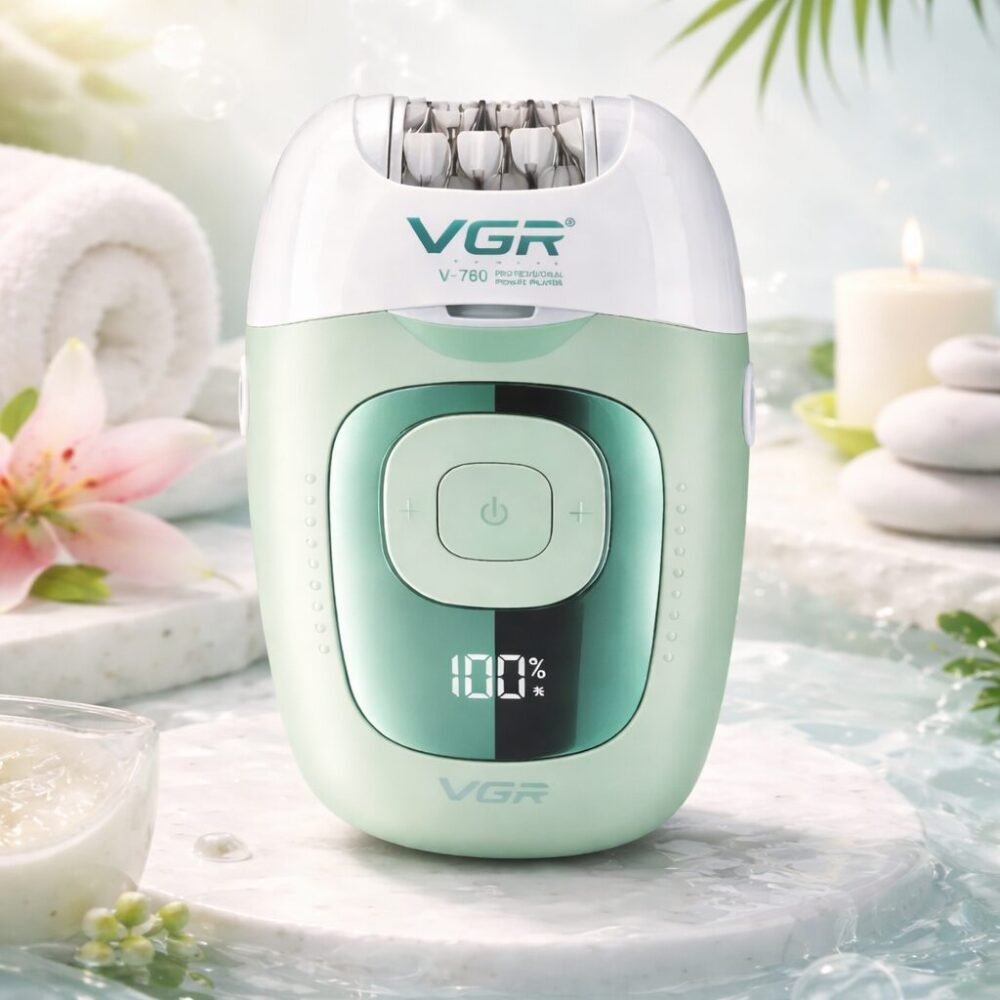 "VGR" V-760 Professional Lady Epilator 45 minutes -  جهاز إزالة شعر الجسم