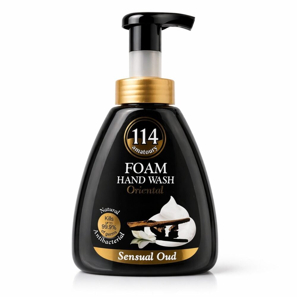 "114 amatoury" FOAM Hand Wash Antibacterial 400 ml - صابون سائل لليدين مع رغوة فورية