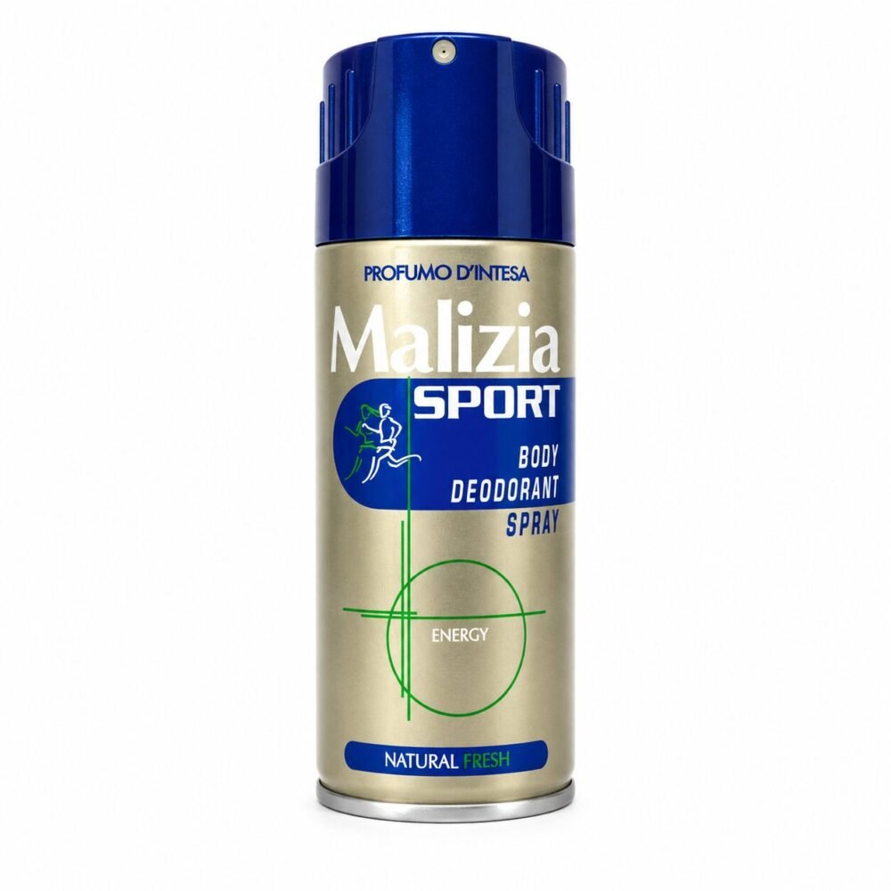 "Malizia Uomo" Eau de Toilette Deodorant 150 ml - بخاخ معطر ومزيل للتعرّق