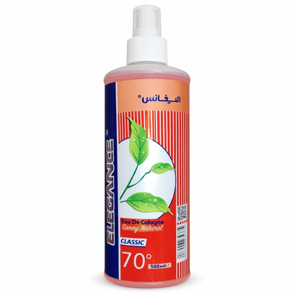 "ELEGANCE" Eau de Cologne Spray Natural 500 ml - اليغانس كولونيا
