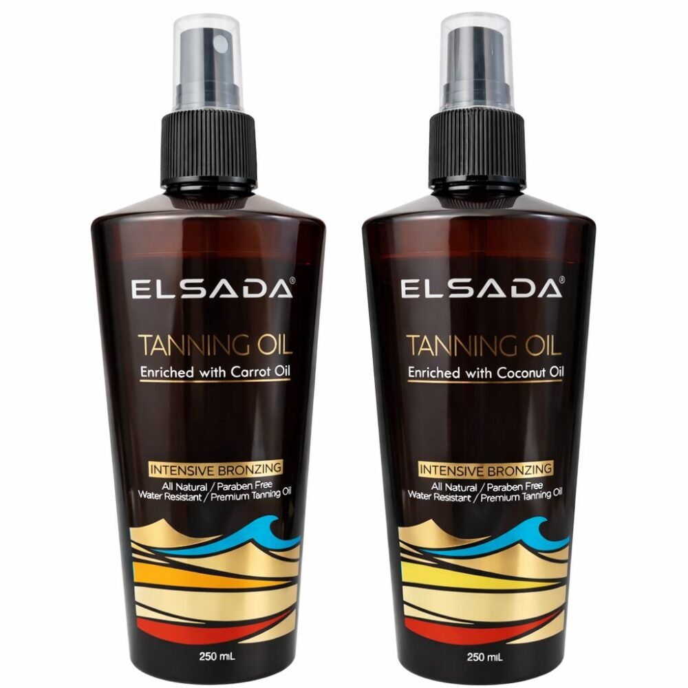 "ELSADA" Tanning Oil Intensive Bronzing 250 ml  - زيت تسمير طبيعي