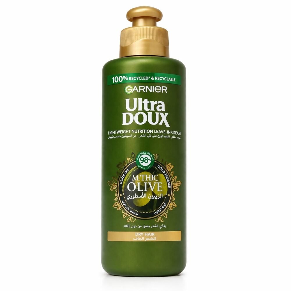 "Garnier Ultra Doux" Leave-in Cream 200 ml - كريم مرطب ومغذي للشعر