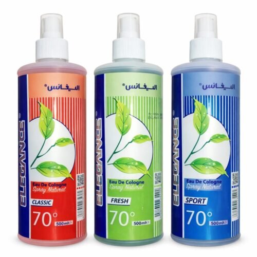 "ELEGANCE" Eau de Cologne Spray Natural 500 ml - اليغانس كولونيا