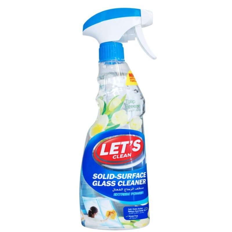 "LET'S clean" Solid-Surface Glass Cleaner 600 ml - منظف الزجاج الفعال