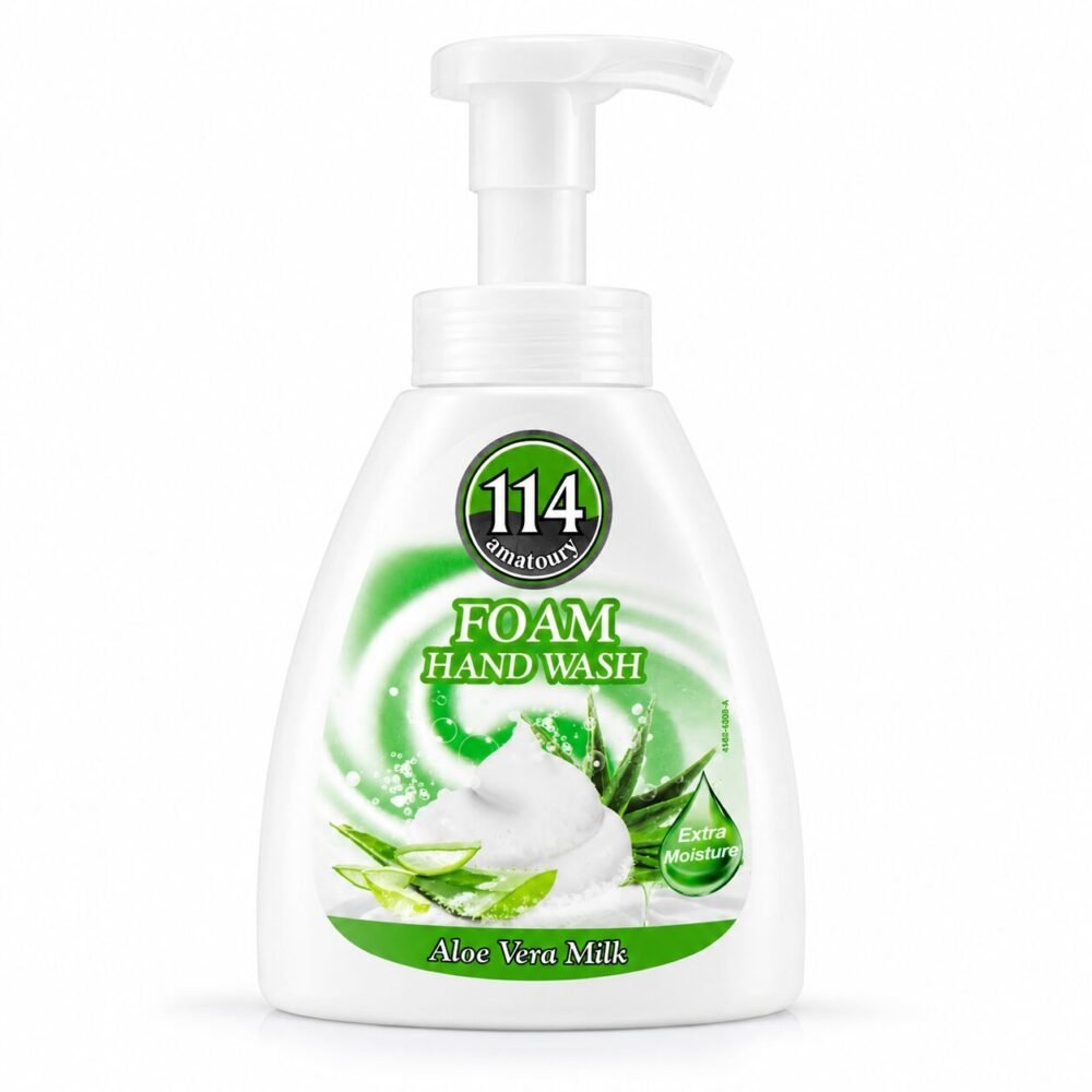 "114 amatoury" FOAM Hand Wash Antibacterial 400 ml - صابون سائل لليدين مع رغوة فورية