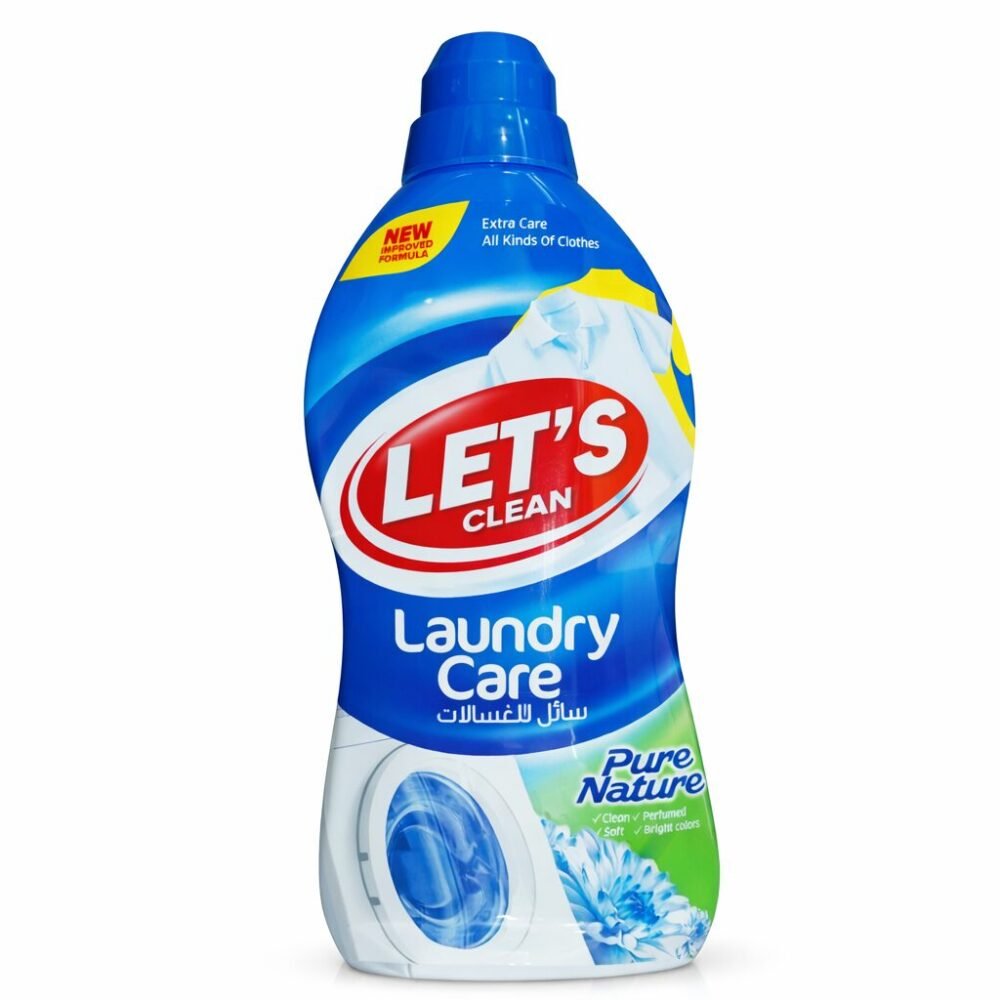 "LET'S clean" Laundry Care 1000 ml - سائل للغسالات