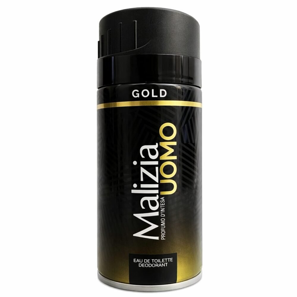 "Malizia Uomo" Eau de Toilette Deodorant 150 ml - بخاخ معطر ومزيل للتعرّق