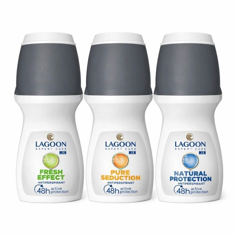 "LAGOON" Expert care MEN Roll-On Antiperspirant 48h active protection 50 ml - مضاد تعرّق