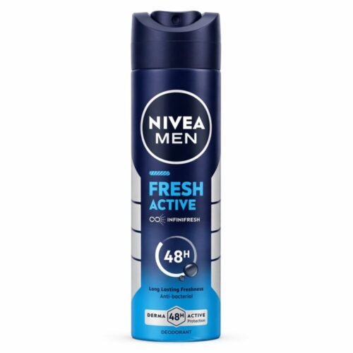 "NIVEA" Deodorant Spray for MEN 48h 150ml - نيفيا بخاخ مزيل التعرّق