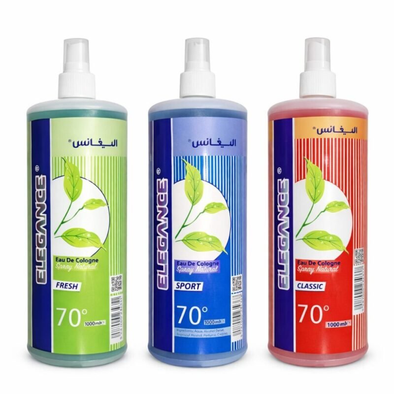 "ELEGANCE" Eau de Cologne Spray Natural 1000 ml - اليغانس كولونيا