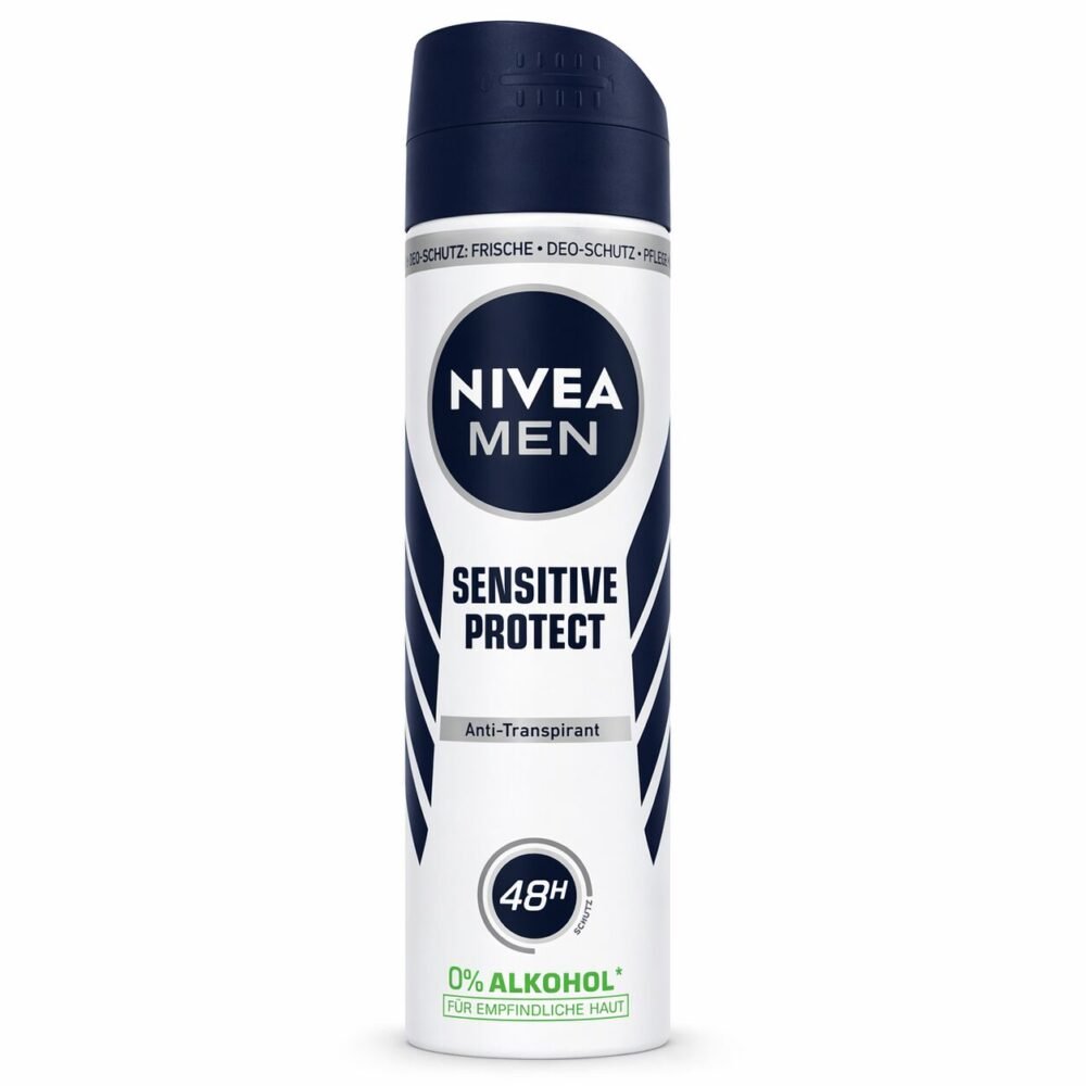 "NIVEA" Deodorant Spray for MEN 48h 150ml - نيفيا بخاخ مزيل التعرّق