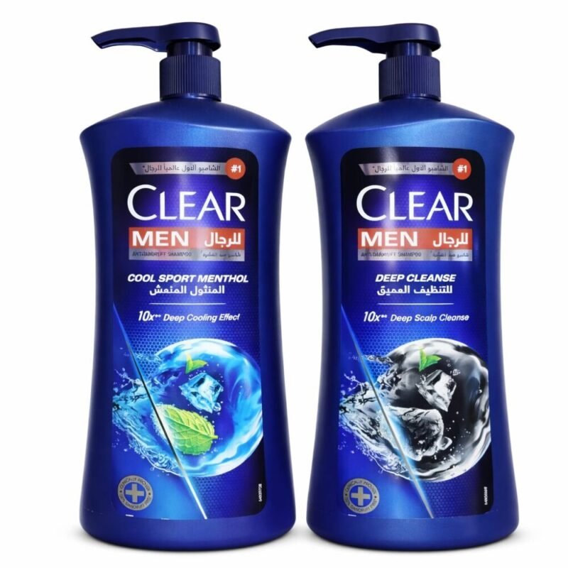 "CLEAR" Anti-Dandruff Shampoo for MEN 900 ml - شامبو كلير