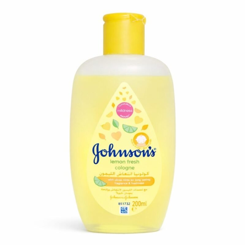 "Johnson's" lemon Fresh Cologne 200 ml -  كولونيا انتعاش الليمون