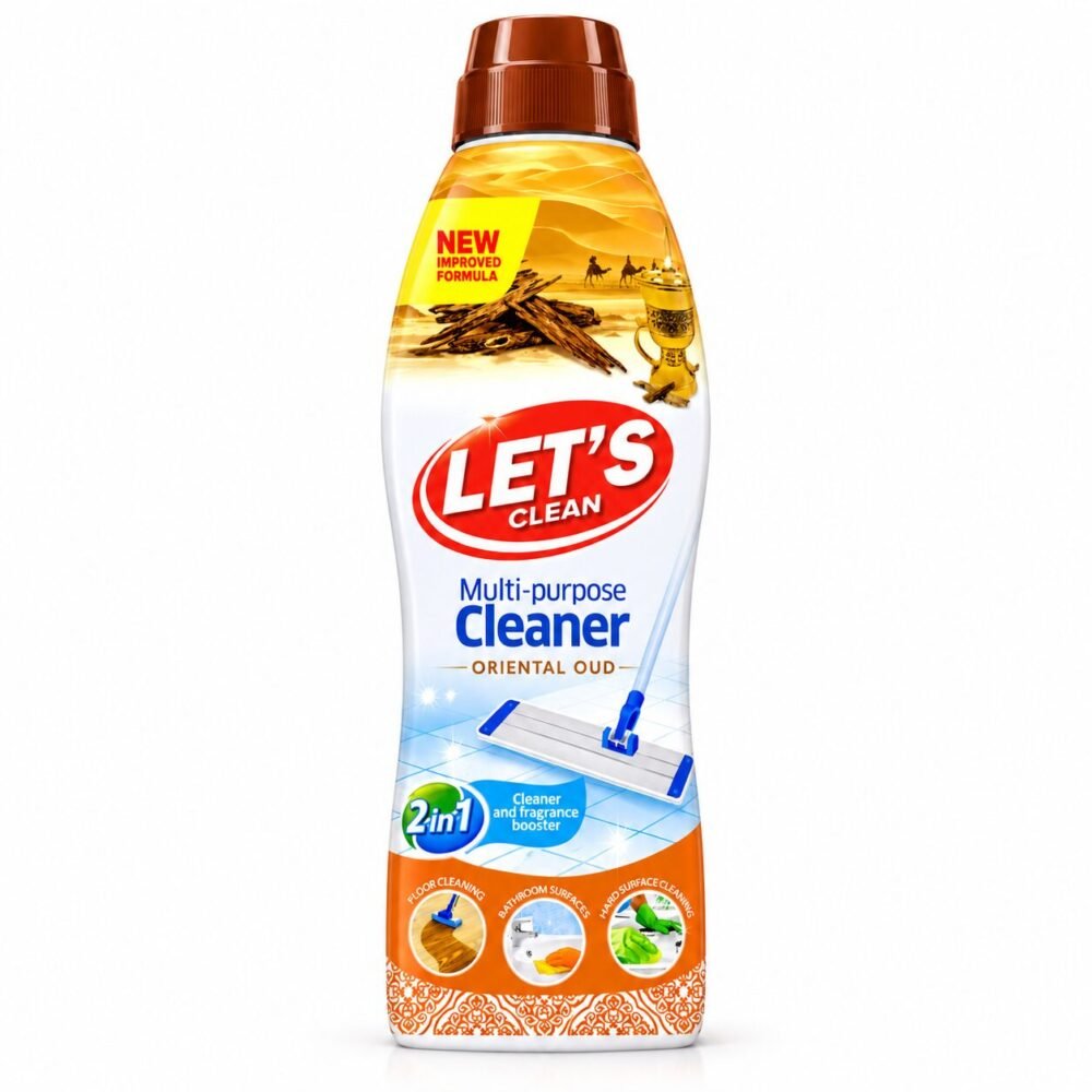 "LEt's clean" Multi-Purpose Cleaner 800ml - منظف ومعطّر للأرضيات