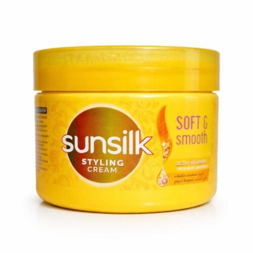 "Sunsilk" Styling Cream Soft and Smooth 275 ml - كريم تصفيف خفيف على الشعر لنعومة تدوم
