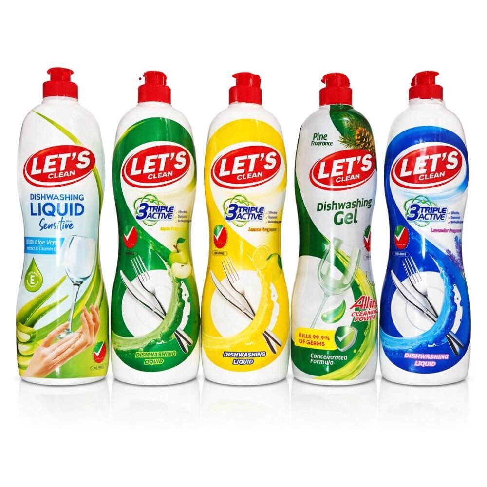 "LET'S clean" Dishwashing Liquid 750ml - سائل غسيل الصحون
