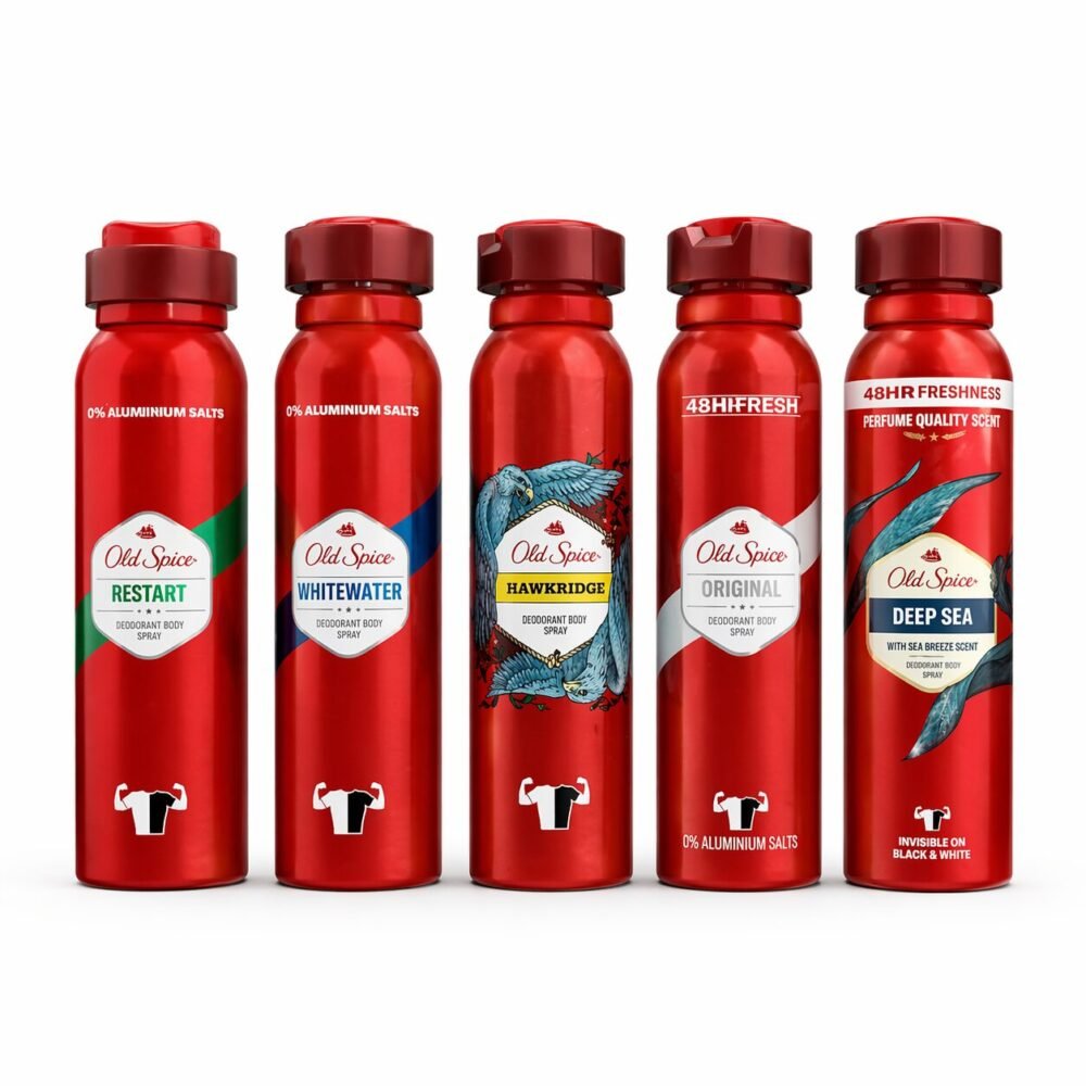 "Old Spice" Deodorant Body Spray for MEN 150ml - بخاخ مزيل التعرّق