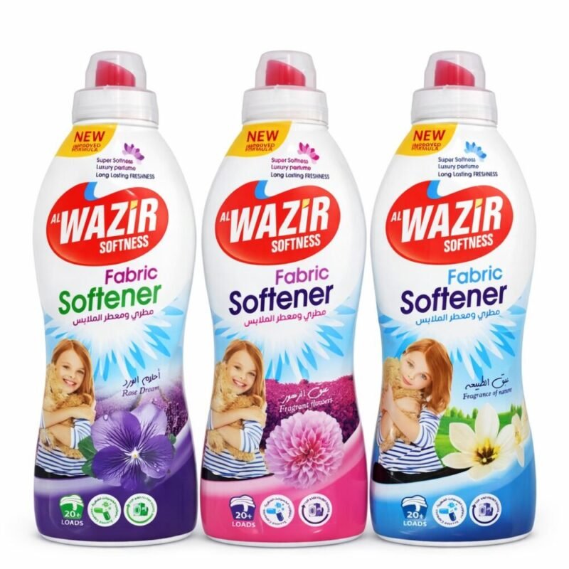 " al WAZIR " Fabric Softener 800g - مطري ومعطر الملابس
