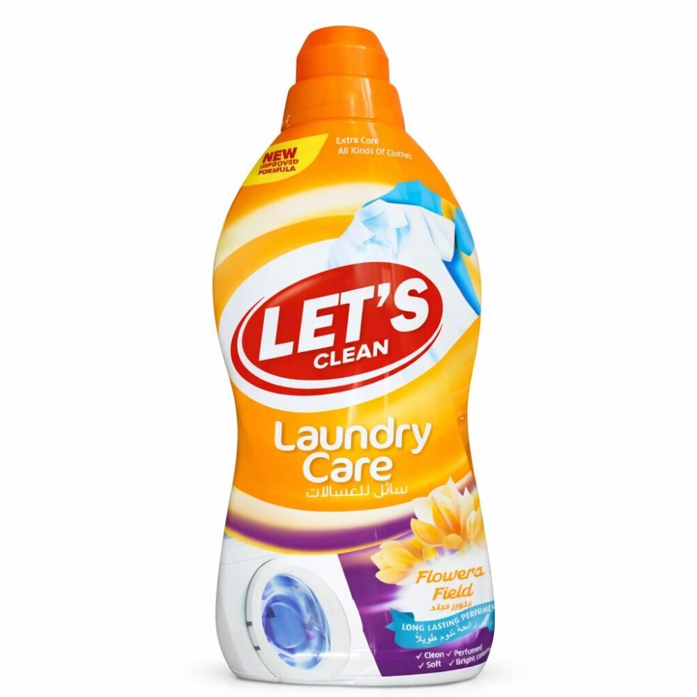 "LET'S clean" Laundry Care 1000 ml - سائل للغسالات