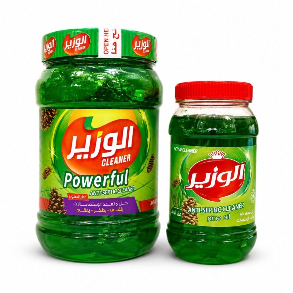 "al WAZIR" Powerful Anti-Septic Cleaner Pine Oil 450/900 g - الوزير جل متعدد الإستعمالات ينظف ,يطهر ويعقم