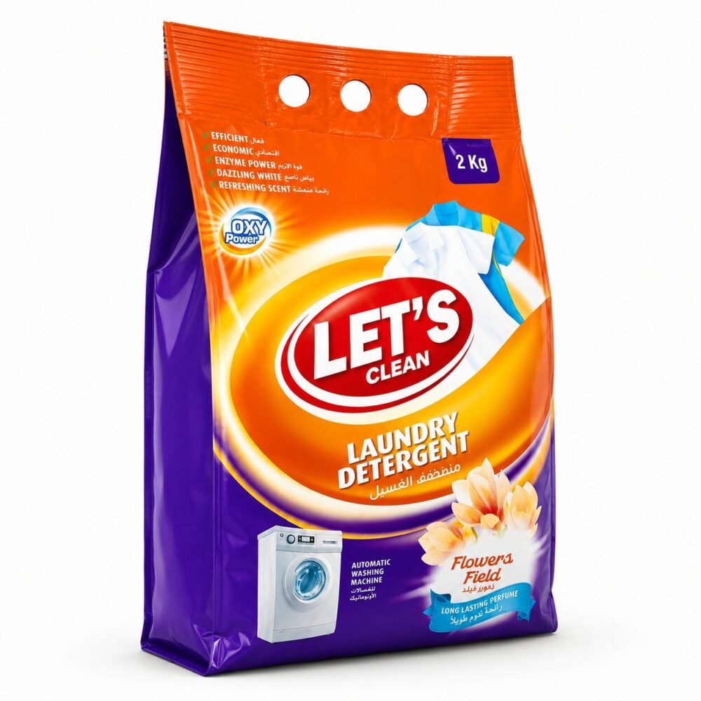 "LET'S clean" Laundry Detergent 2 kg - مسحوق الغسيل