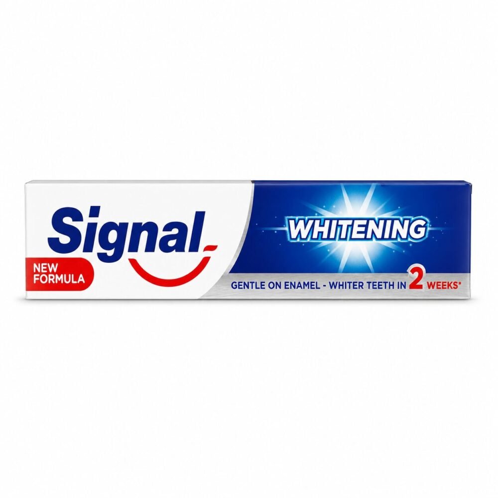 "Signal" Whitening  50/100 ml - سيجنال مبيّض لطيف على المينا لأسنان أكثر بياضا في أسبوعين