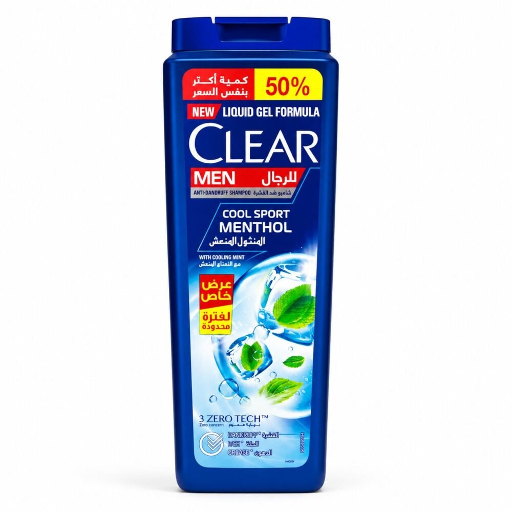 "CLEAR" Anti-Dandruff Shampoo for MEN 540 ml - شامبو كلير