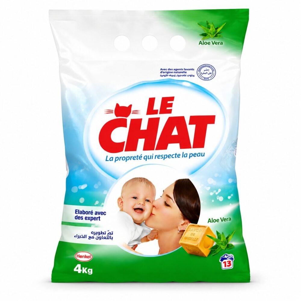 "LE CHAT" Laundry Detergent Powder 4 kg - مسحوق بودر للغسيل