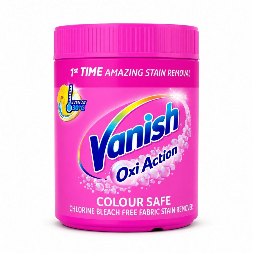 "Vanish" Oxi Action Colour  Safe Fabric Stain Remover 470 g - فانيش مزيل بقع للأقمشة الملوّنة