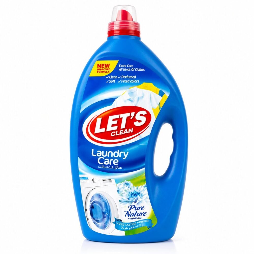 "LET'S clean" Laundry Care 5000 ml - سائل للغسالات
