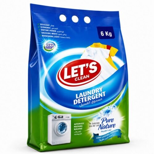 "LET'S clean" Laundry Detergent 6 kg - مسحوق الغسيل