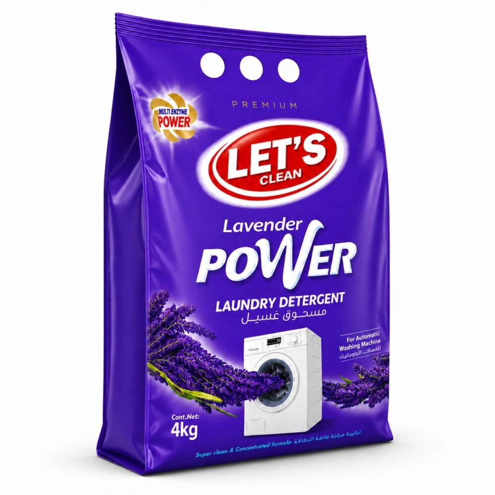 "LET'S clean" Laundry Detergent 4 kg - مسحوق الغسيل