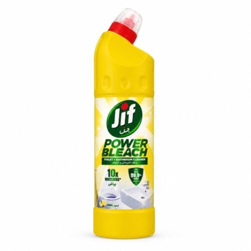 "Jif" Power Bleach Toilet + Bathroom Cleaner 10x Whiteness 750 ml - جف منظف المرحاض والحمام