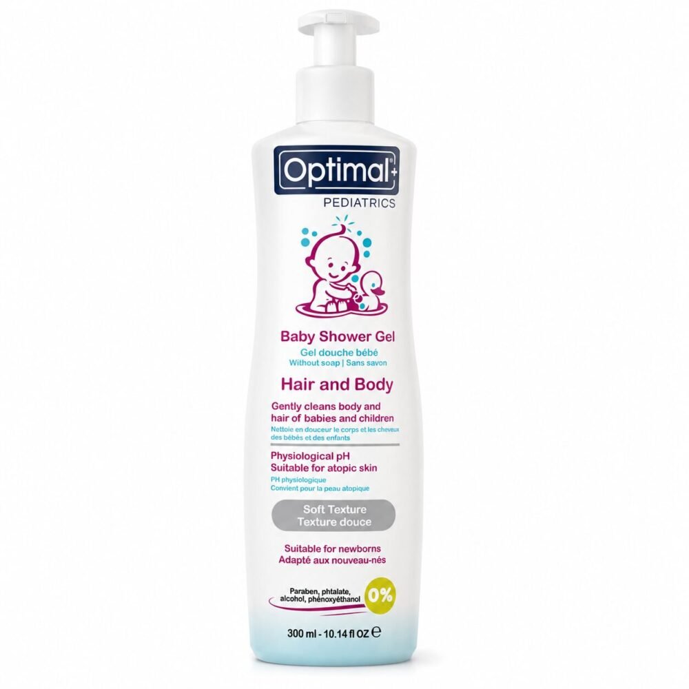 "Optimal" Baby Shower Gel 300 ml -  جل استحمام لشعر وجسم الأطفال
